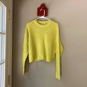 American Eagle Yellow Cozy Sweater S